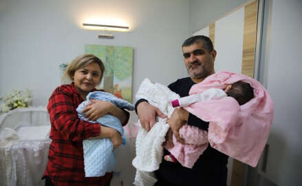 Gaziantep'te 18 yıllık özlem 3’üz bebekle son buldu