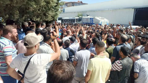 Gaziantep’te önde gelen firmalardan Şireci Tekstilde işçi eylemi sürüyor
