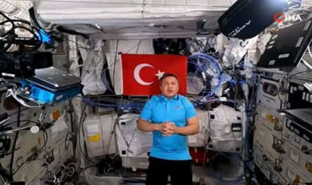 Uzaya çıkan ilk Türk Gezeravcı, basın mensuplarının sorularını yanıtladı
