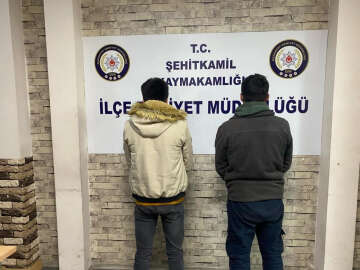 Gaziantep'te hırsızlık suçundan aranan 2 şüpheli yakalandı
